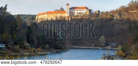 Bitov Castle, South Moravia, Czech Republic, Bitov Castle Above Vranov Dam Near Vranov Nad Dyji Town
