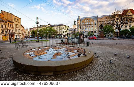 The Fountain Dedicated To The Hero Of Ukraine Dmytro 