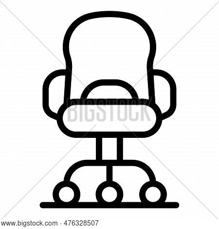 Person Gamer Chair Icon Outline Vector. Gaming Room. Comptuer Ergonomic