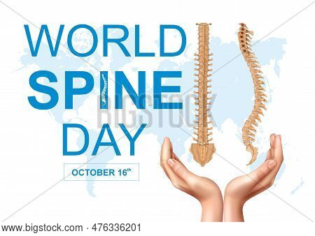 World Spine Day Poster Design. World Spine Day Design