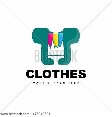 Clothing Logo, Simple Style Shirt Design, Clothing Store Vector, Fashion, Business Brand And Templat