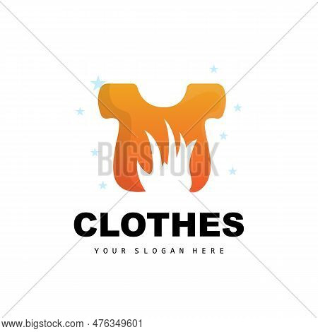 Clothing Logo, Simple Style Shirt Design, Clothing Store Vector, Fashion, Business Brand And Templat