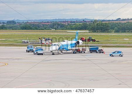 Preparazione di velivoli per il volo e l'aeroporto di Budapest