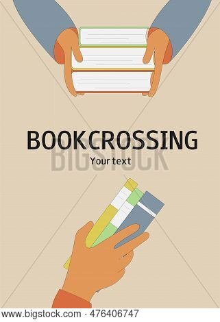 Bookcrossing. Exchange, Donation, Buying Books. World Reading Day. Ecological Lifestyle. Save Trees.