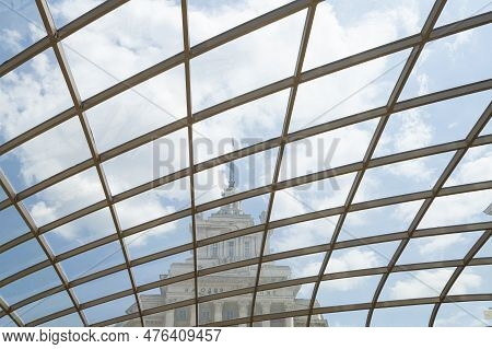 Sofia, Bulgaria. May 2023. View Of The Archaeological Complex Of Ancient Serdika In The City Center