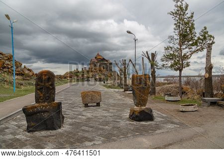 Hayravank Monastery On Coast Of Sevan Lake In Armenia