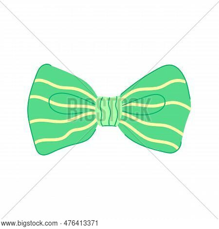 Style Bow Ties Men Cartoon. Elegant Tuxedo, Accessory Business Style Bow Ties Men Sign. Isolated Sym