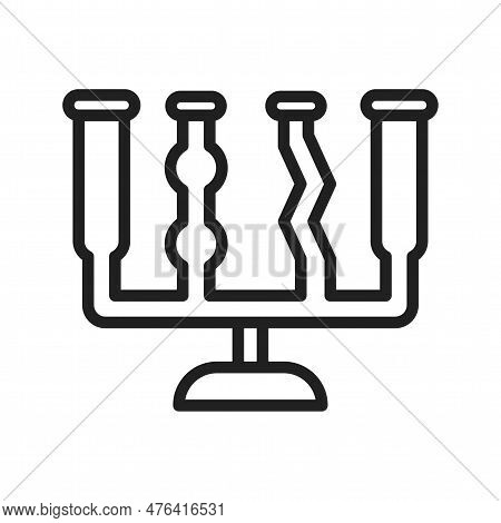 Communicating Vessels Icon Vector Image. Suitable For Mobile Application Web Application And Print M