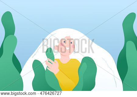 International Albinism Awareness Day Albino Vector Illustration