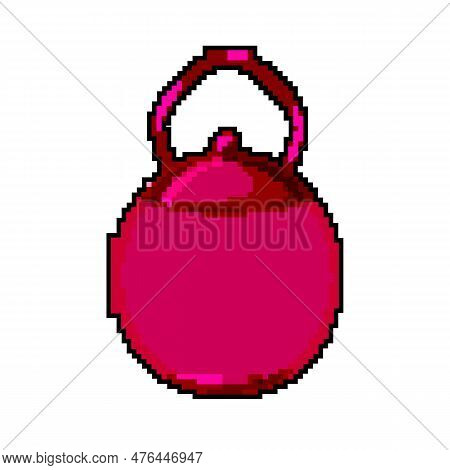 Food Feeder Bird Game Pixel Art Retro Vector. Bit Food Feeder Bird. Old Vintage Illustration