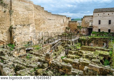 Cordoba, Spain - February 16, 2014: Courtyard Of The Women (patio De Las Mujeres), Located Inside Co