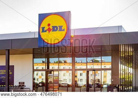 Bedzin, Poland - 14.05. 2023 - Lidl Store In Bedzin