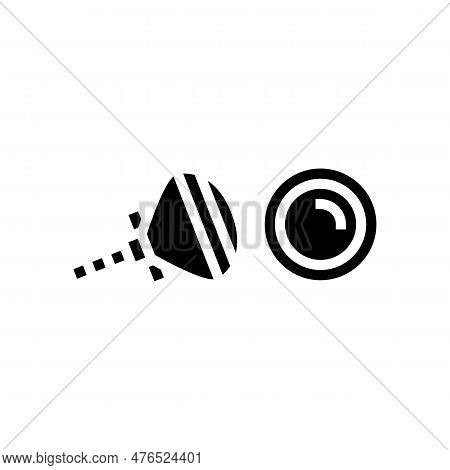 Knobs Pull Hardware Furniture Fitting Glyph Icon Vector. Knobs Pull Hardware Furniture Fitting Sign.