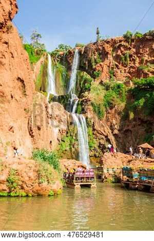Ouzoud Falls In The Province Of Azilal In Morocco