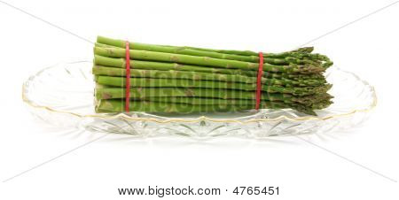 Asparagus On Dish