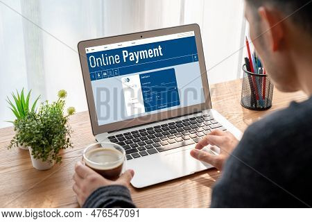 Online Payment Platform For Modish Money Transfer On The Internet Netowrk