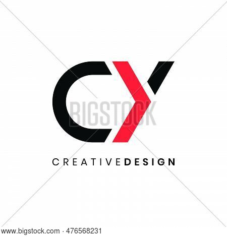 Creative Modern Letter Cy Logo Design Vector With Arrow Concept