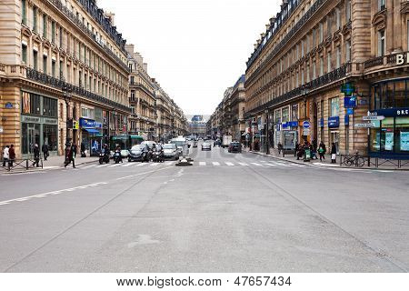 View Of Avenue De L Opera In Paris