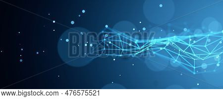 Social Network. Big Data. Blockchain Technology. Network Structure Background. Artificial Intelligen