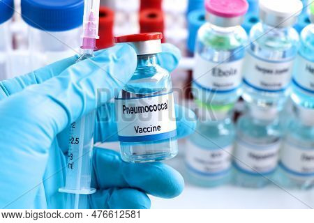 Pneumococcal Vaccine In A Vial, Immunization And Treatment Of Infection, Vaccine Used For Disease Pr