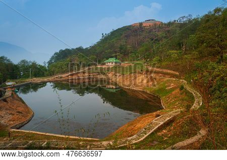 Chayatal Or Chaya Taal, West Sikkim, India, Nature, Silence And Peace. Famous For Reflection Of Snow
