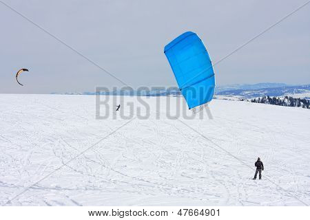 Kite sciatori