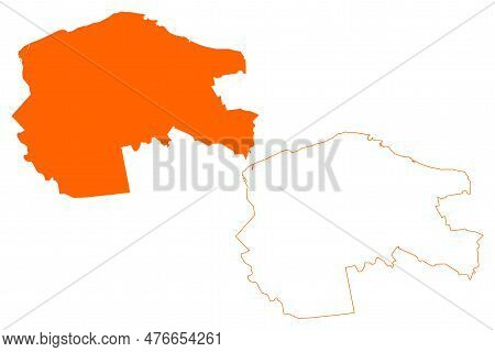 Sluis Municipality (kingdom Of The Netherlands, Holland, Zeeland Or Zealand Province) Map Vector Ill