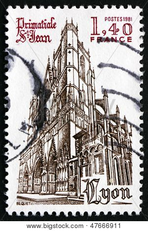 Postage Stamp France 1981 Church Of St. John The Baptist's, Lyon