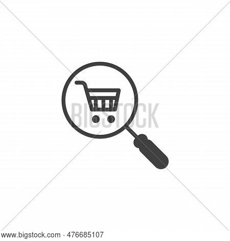 Search Product Icon Representing The Ability To Find Specific Items. Include This Search Product Ico