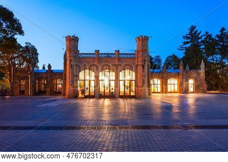 Narzan Or Narzannaya Gallery Is A Historic Building At The Kurortny Boulevard In Kislovodsk Spa City