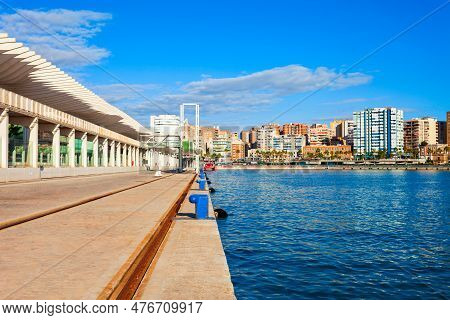 Paseo Del Muelle Uno Boardwalk Is A Popular Pedestrian Promenade Located In The Centre Of The City O