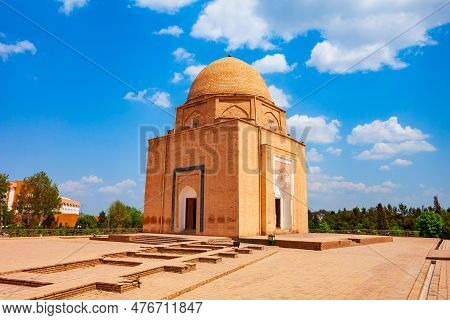 The Rukhabad Mausoleum Is A Memorial And Cult Structure Of The Xiv Century In Samarkand City, Uzbeki