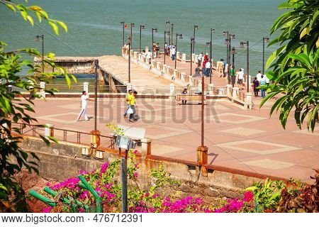 Dona Paula Cape Is A Viewpoint In Panjim City In Goa State Of India