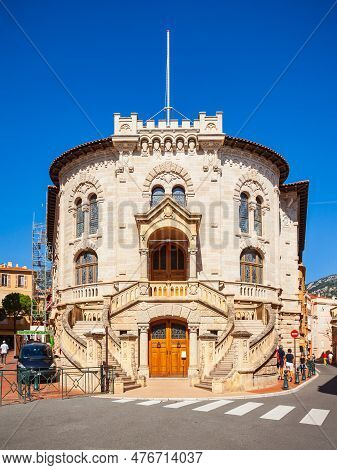 Palace Of Justice In Monaco Ville Ward In Monaco