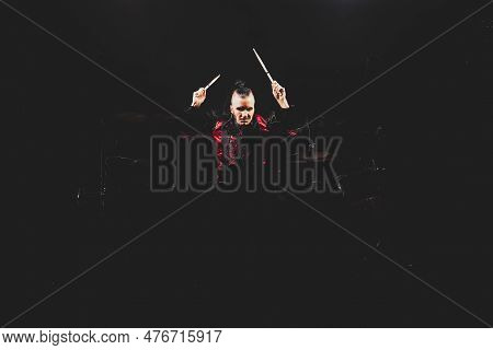 Royal Oak, Michigan -usa - May 16, 2023: Avatar Performing At The Royal Oak Music Theater With Guest