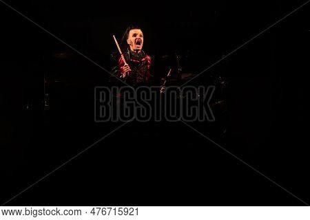 Royal Oak, Michigan -usa - May 16, 2023: Avatar Performing At The Royal Oak Music Theater With Guest