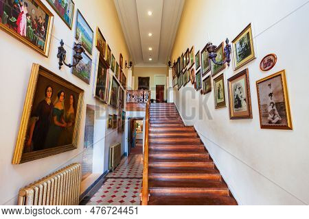 Tsinandali, Georgia - September 03, 2021: Alexander Chavchavadze Historic House Museum Or Tsinandali