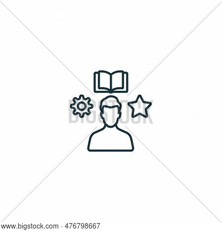 Competence Icon. Monochrome Simple Sign From Core Values Collection. Competence Icon For Logo, Templ