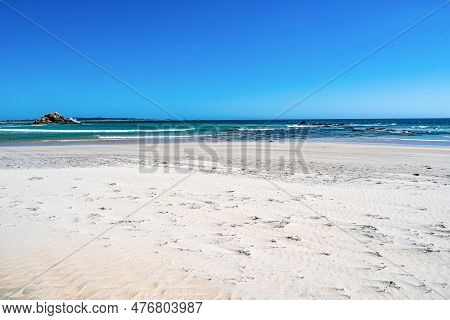 The Dunes Of Corrubedo Natural Park In Galicia, Northern Spain In Europe