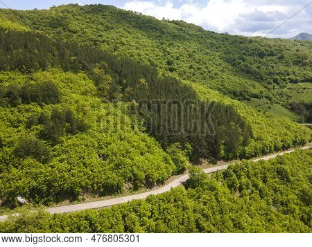 Aerial View Of Iskar River Gorge Near Village Of Ochindol, Bulgaria