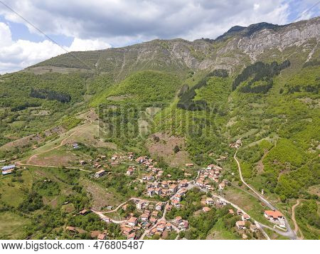 Aerial View Of Iskar River Gorge Near Village Of Ochindol, Bulgaria