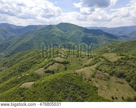 Aerial View Of Iskar River Gorge Near Village Of Ochindol, Bulgaria