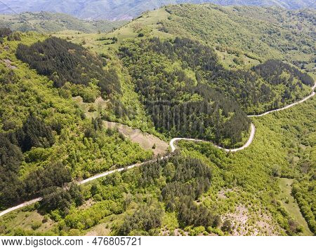 Aerial View Of Iskar River Gorge Near Village Of Ochindol, Bulgaria