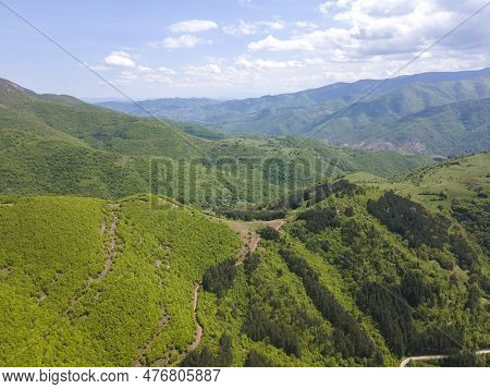 Aerial View Of Iskar River Gorge Near Village Of Ochindol, Bulgaria