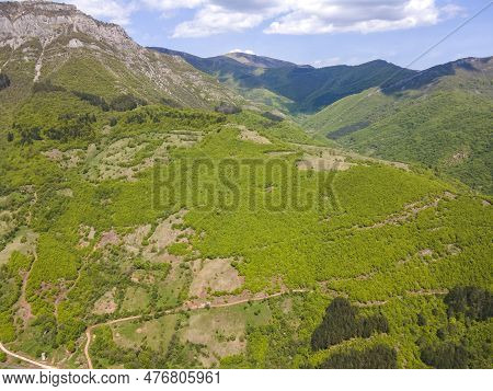 Aerial View Of Iskar River Gorge Near Village Of Ochindol, Bulgaria