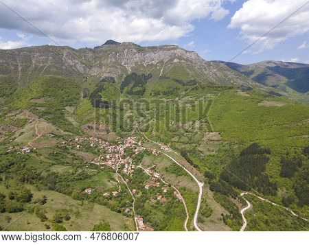 Aerial View Of Iskar River Gorge Near Village Of Ochindol, Bulgaria
