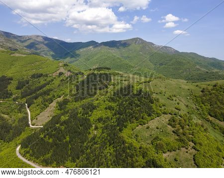 Aerial View Of Iskar River Gorge Near Village Of Ochindol, Bulgaria
