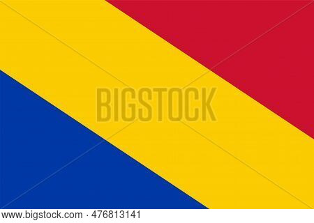Flag Of Rheden Municipality (gelderland Or Guelders Province, Kingdom Of The Netherlands, Holland)