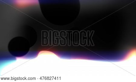 Fashion Purple Transpicuous Crystalline Bubbles With Intensive Shine - Abstract 3d Illustration