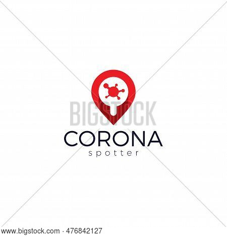 Corona Spotter Simple Design Vector. Corona Virus